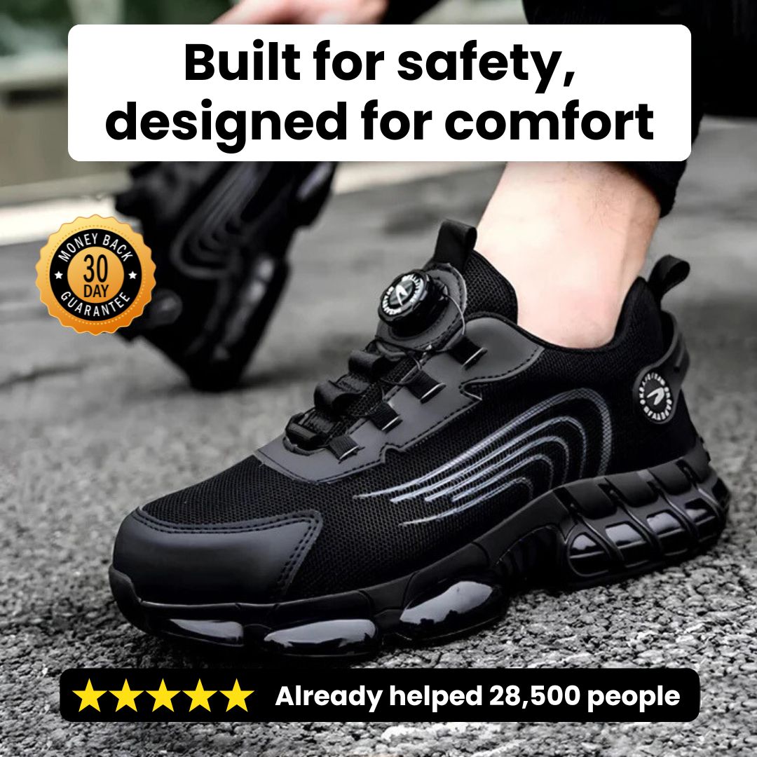 Ergonomic Safety Shoe with Pain Relief – EN ISO 20345 Certified Footwear 1