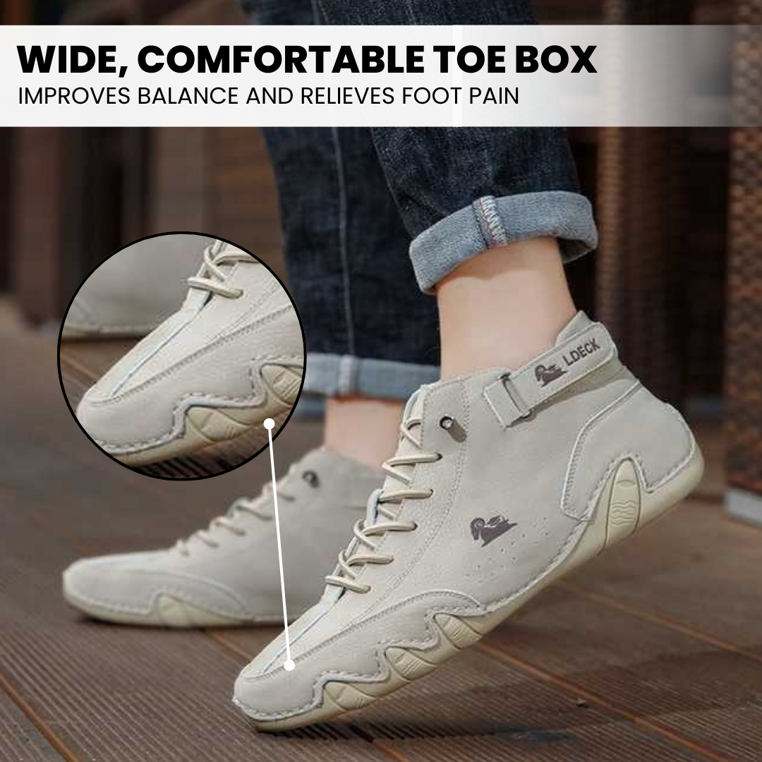 Ergonomic Waterproof Leather Barefoot Shoes for Natural Pain Relief – Non-Slip Design, Lightweight and Breathable 5