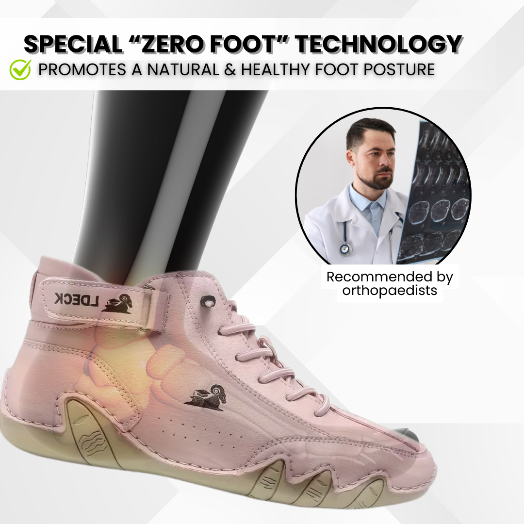 Ergonomic Waterproof Leather Barefoot Shoes for Natural Pain Relief – Non-Slip Design, Lightweight and Breathable 7